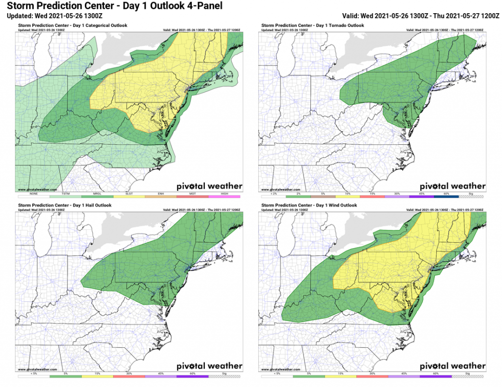 All Severe Risks for May 26th 2021