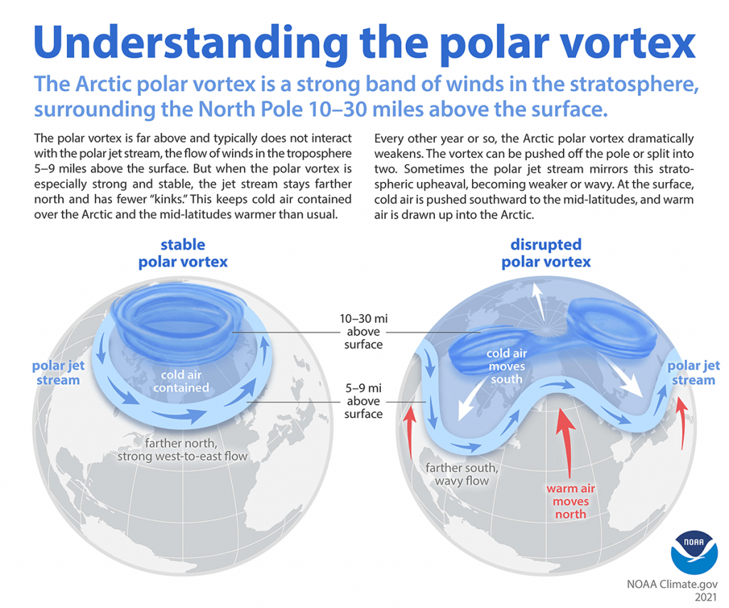 Polar vortex Information from Climate.gov